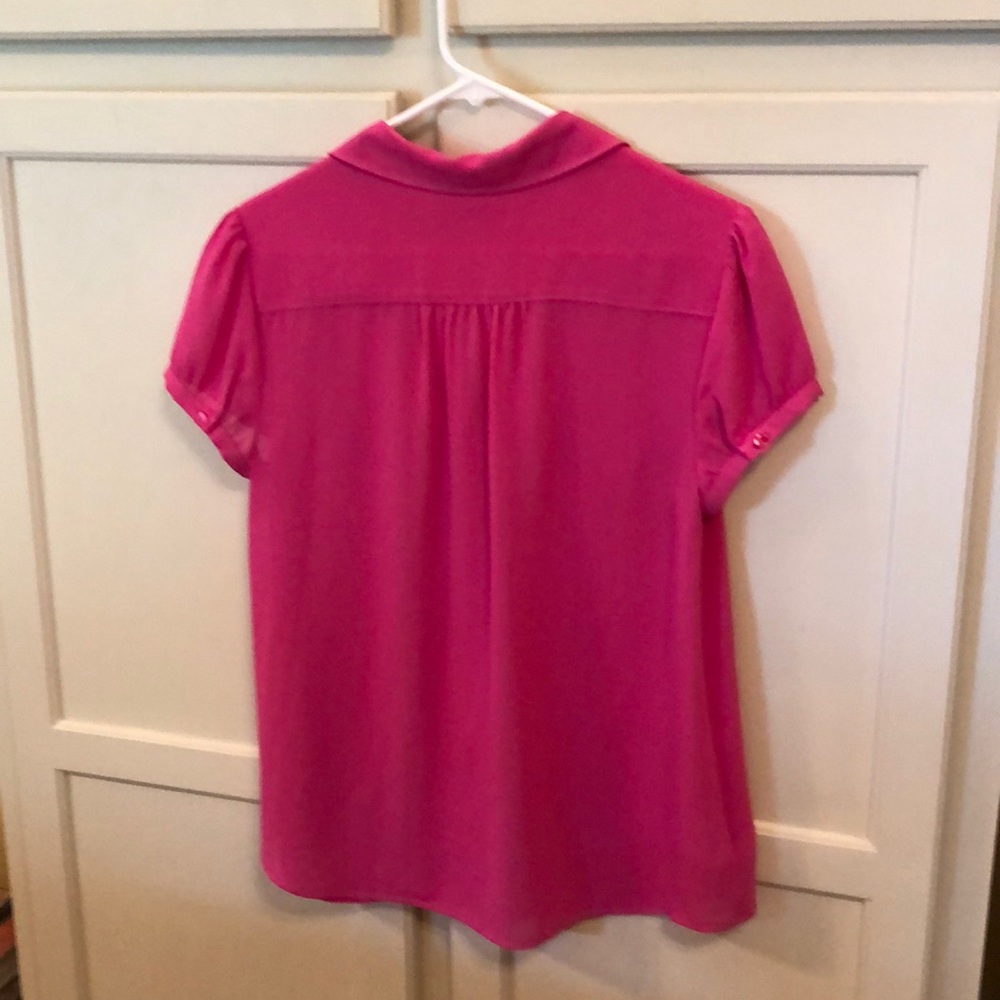 Ann Taylor Loft Basic Button Front Double Pocket M - image 6